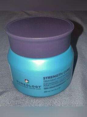 Pureology Strength Cure Hair Mask Treatment For Damaged Hair Full Size 8.4 fl oz